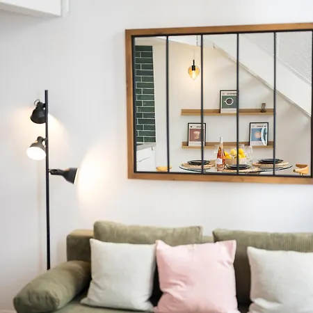 アパート Carla, Charming Duplex In The Heart Of The Center, Ac マントン